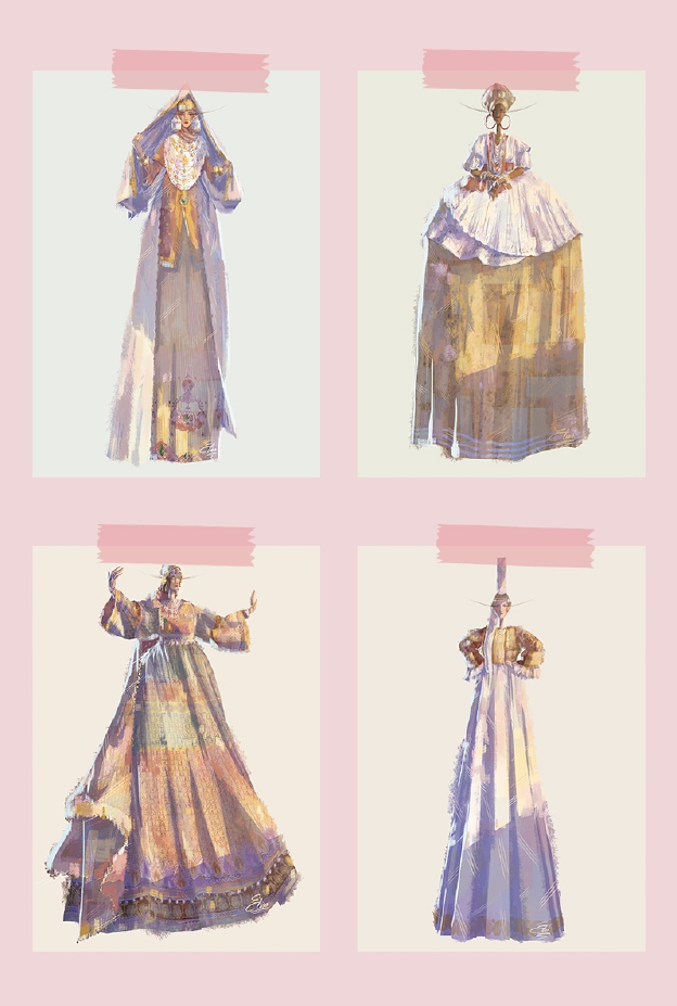 Collection d’affiches 50 robes